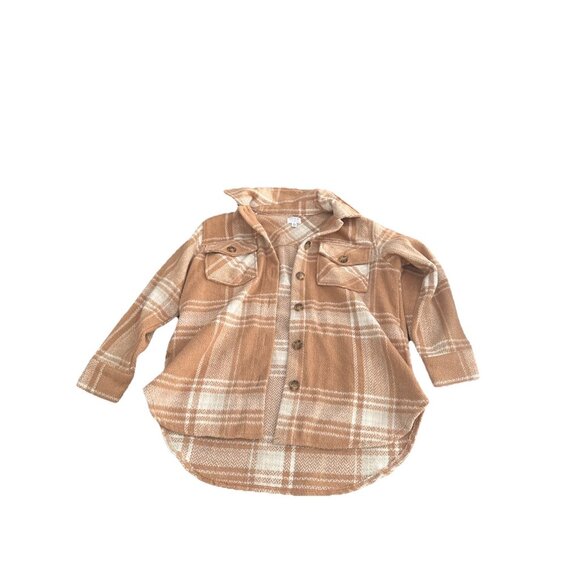 Time and Tru Women's Plaid Button Front Shacket Small - Picture 2 of 4